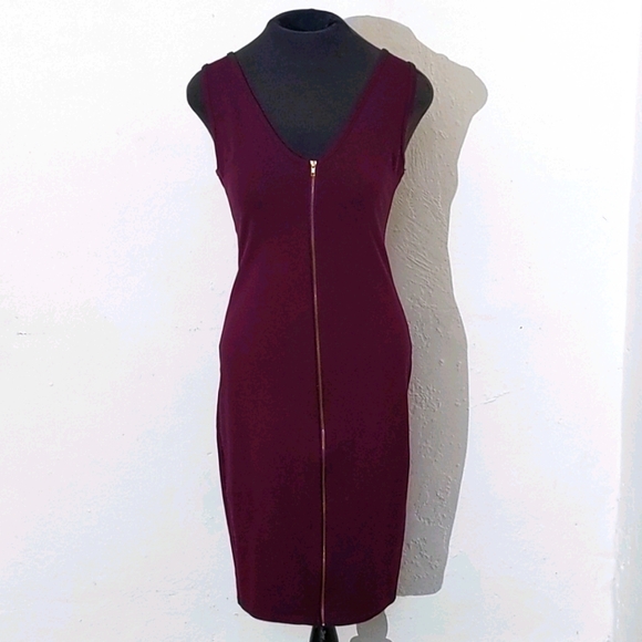 Minette Dresses & Skirts - ⬇️Minette Burgundy Sleeveless Dress